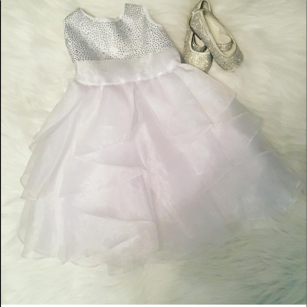 Little girls dress Sparkle Ballet flats